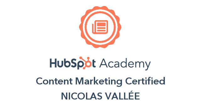 HubSpot Content Marketing certification